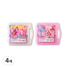 캐치티니핑 알쏭달쏭 3탄 크레파스, 24색, 4개