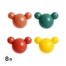 그뤠잇맘 귀여운 곰돌이 벽후크, 랜덤발송, 8개