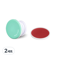 MERYTHOD 手機氣囊支架+護唇膏組, 05 Velvet Lip Reddish(潤唇膏)+薄荷綠(氣囊支架), 2組