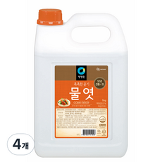 청정원 물엿, 5kg, 4개