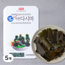 나무새 자른 다시마, 300g, 5개
