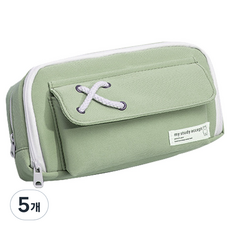 Today Living大容量收納合格筆袋 R99863, 綠色, 5個