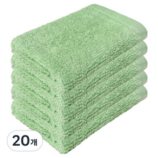 월드크린 만능 대나무 섬유 행주 그린, 20개