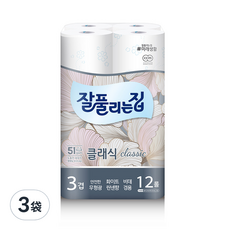 all'swell 加厚款三層捲筒衛生紙, 27M 12捲, 3袋