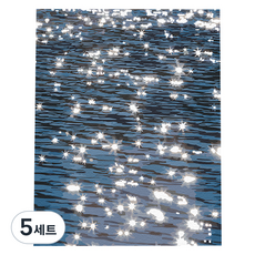 플레이어바웃 DIY 명화 유화 그림그리기 세트 40 x 50 cm, 반짝이는 바다, 5세트