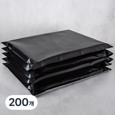 혜림봉투 HDPE 택배봉투 검정, 200개