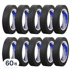 OON 마스킹 테이프 검은색 15mm, 60개