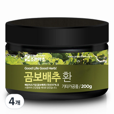 조은약초 프리미엄 곰보배추환, 4개, 200g