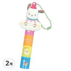 PINK MANGO 三麗鷗香甜莓果鑰匙圈積木螢光筆, 隨機出貨, 2個