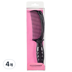 美星金屬復古梳, 4個, 單色