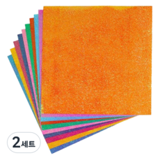 微笑活動 珠光摺紙 混色 12.5 x 12.5 cm 50張組, 10色, 2套