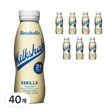 베어벨스 프로틴 밀크쉐이크 바닐라향, 330ml, 40개