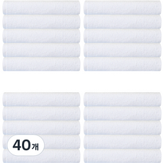 Songwol 松月 Daily 32 毛巾 55g 20支棉紗, 白色, 40個