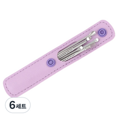 썬앤드림 심플 귀이개 세트 B타입 퍼플, 6세트