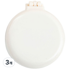 Rosae 馬卡龍小熊與兔子氣墊鏡梳, 透明白色, 3個