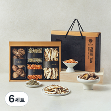 몸애조화 국내산 흑화고 버섯 건어물 혼합 선물세트, 190g, 6세트