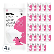 휘퓨어 클린가드 초소형 KF94, 25개입, 4개, 화이트