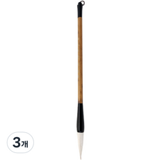 清朗柔軟高級書法毛筆 書法用白色筆毛, L, 3個