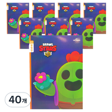 荒野亂鬥 國小窄格聯絡簿, 40個, 混合顏色