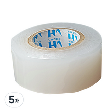 VELA HUS 矽膠自融膠帶 半透明 25mm x 5m x 0.35mm, 5個