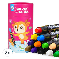 Joan Miro 貝貝魯絲滑蠟筆, 12色, 2個