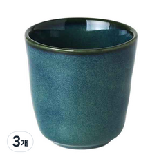 CASA MUUTTI Sena 圓形水杯 150ml, 綠色, 3個