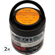 Innotime 沉頭白色自攻螺絲 4.2 x 50 mm 1244, 2個