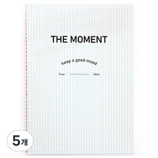 모먼트 프리 노트, 혼합색상, 5개