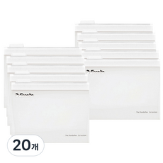 에셀트 PP 투명행잉 파일, 화이트, 20개