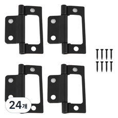 철물대장 가구 이지 경첩 블랙, 24개