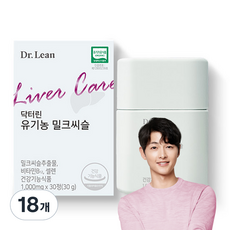 닥터린 유기농 밀크씨슬 30g, 30정, 18개