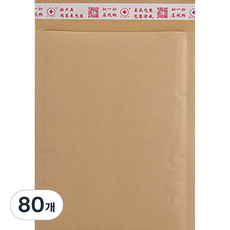 Maket Gamseong 牛皮紙氣泡袋, 80個
