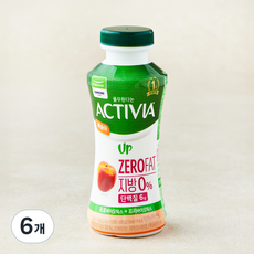 풀무원 다논 액티비아 UP 복숭아, 210ml, 1개입, 6개