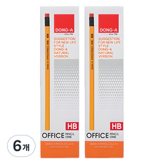 DONG-A 辦公室鉛筆 ONE HB, 72個, 黃色