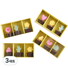 DIYOU 想像與迷你花朵Pepero巧克力棒製作DIY組, 10種製作材料, 3套