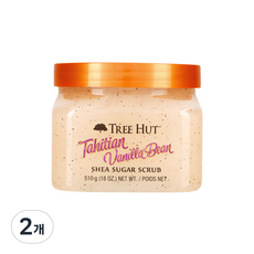 樹屋乳木果糖磨砂膏大溪地香草豆粉, 大溪地香草豆, 510g, 2個