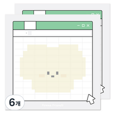 DONNAANDFRIENDS MBTI便條紙, J 計畫就要用Excel!, 100入, 6個