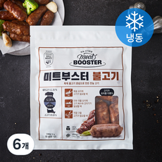 존쿡델리미트 미트부스터 불고기 소시지 (냉동), 250g, 6개
