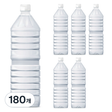 물하나 eco 생수 무라벨, 180개, 1L