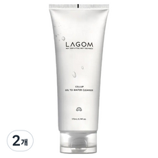 LAGOM Celeb 水凝膠雙效潔面乳, 170ml, 2個