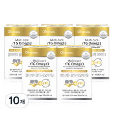 로니웰 멀티케어 알티지 오메가3, 30정, 10개