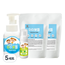 Ipodle Hand Wash Powder Scented Original 300ml + Refill 300ml x 2p + Portable Apple Scent 50ml, 5組