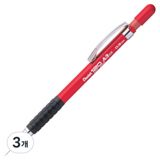펜텔 120 A3 DX 샤프 레드 A313-B, 0.3mm, 3개
