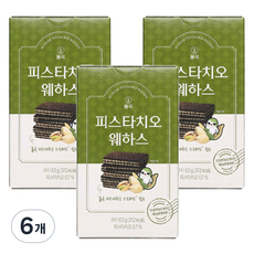 olhgok 開心果威化餅, 63g, 6盒