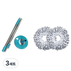 샥클린 전용 봉 + 컬러걸레 2p 세트, 3세트