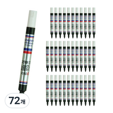 DONG-A 油性麥克筆 圓頭, 黑色的, 72個
