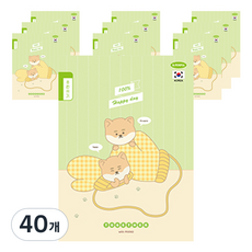 펜피아 1000 초등 8칸쓰기 제본노트, A 그린 장갑, 40개