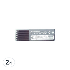 크레타칼라 샤프콘테심 6p 26001, 차콜 소프트, 2개
