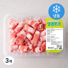 생생포크 한돈 무연골 대패 삼겹살 (냉동), 800g, 3개