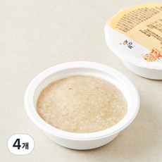 짱죽 초기 7개월 이유식 한우 오트밀 묽은죽, 140g, 4개